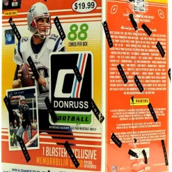 Best Sale 🛒 NFL Panini 2018 Donruss Football Trading Card BLASTER Box [11 Packs, 1 Memorabilia Card!] 🥰