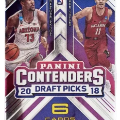 Coupon 👏 NBA Panini 2018-19 Contenders Draft Picks 🏀 Basketball Trading Card RETAIL Pack [6 Cards] 🎁