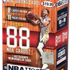 Promo ✔️ NBA Panini 2018-19 Hoops 🏀 Basketball Trading Card BLASTER Box [11 Packs, 1 Autograph OR Memorabilia Card] 🛒