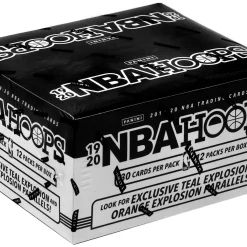 Budget 🔥 NBA Panini 2019-20 Hoops 🏀 Basketball Trading Card VALUE Box [12 Packs] 💯