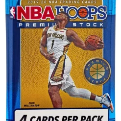 Best Pirce 🌟 NBA Panini 2019-20 Hoops Premium Stock 🏀 Basketball Trading Card Pack [4 Cards] ✨