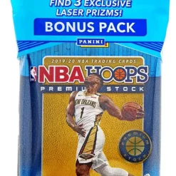 Cheap ⌛ NBA Panini 2019-20 Hoops Premium Stock 🏀 Basketball Trading Card CELLO Pack [15 Cards] ❤️