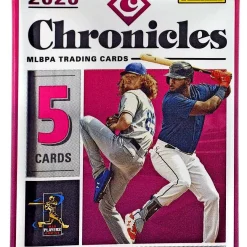 New 🎁 MLB Panini 2020 Chronicles ⚾ Baseball Trading Card RETAIL Pack [5 Cards] ❤️
