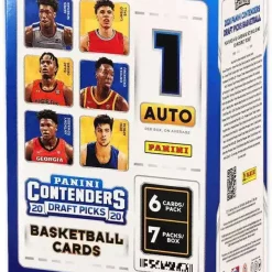 Cheapest ✔️ Collegiate Panini 2020-21 Contenders Draft Picks 🏀 Basketball Trading Card BLASTER Box [7 Packs, 1 Autograph!] 💯