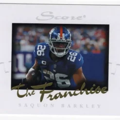 Flash Sale ✔️ NFL 2021 Panini Instant Score The Franchise Saquon Barkley F23 👍