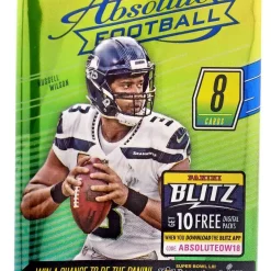 Best Sale 🔔 NFL Panini 2018 Absolute Football Trading Card RETAIL Pack [8 Cards] 💯