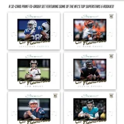 Budget 🎉 NFL 2021 Instant Score the Franchise Football Trading Card Set [32 Cards] ⭐