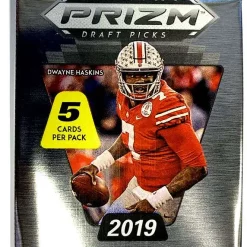 Best reviews of ❤️ NFL Panini 2019 Prizm Draft Picks Football Trading Card RETAIL Pack [5 Cards] 🎁