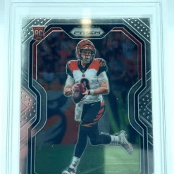 Cheapest 🎉 NFL 2020 Prizm Football PSA 8 Joe Burrow Graded Sports Card #307 [Rookie Base Card] 🔥
