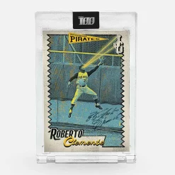 Coupon 🥰 MLB Topps 2022 Project100 Roberto Clemente Trading Card #5 [by John Geiger] 🔔