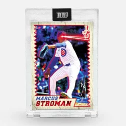 Buy 👍 MLB Topps 2022 Project100 Marcus Stroman Trading Card #15 [by John Geiger] 🎉