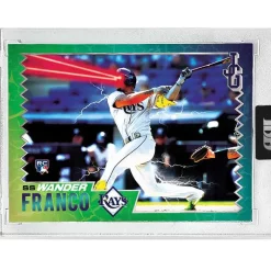 Cheap 🤩 MLB Topps 2022 Project100 Wander Franco Trading Card #19 [by John Geiger] ✨