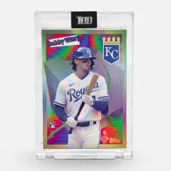 Top 10 ⭐ MLB Topps 2022 Project100 Bobby Witt Jr. Trading Card #13 [by J. Demsky] ⌛