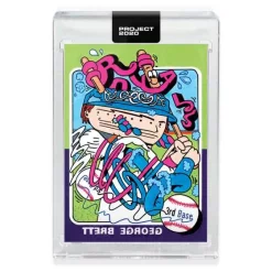 New ✨ MLB Topps Project 2020 ⚾ Baseball 1975 George Brett Trading Card [#133, by Ermsy] 🔥