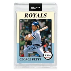 Wholesale 👍 MLB Topps Project 2020 ⚾ Baseball 1975 George Brett Trading Card [#112, by Oldmanalan] ⭐
