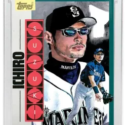 Deals ❤️ MLB Topps Project 2020 ⚾ Baseball 2001 Ichiro Trading Card [#183, by Jacob Rochester] 😀