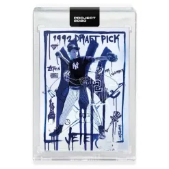 Hot Sale 💯 MLB Topps Project 2020 ⚾ Baseball 1993 Derek Jeter Trading Card [#93, by Gregory Siff] ❤️