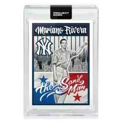 Best Sale 😉 MLB Topps Project 2020 ⚾ Baseball 1992 Mariano Rivera Trading Card [#131, by Mister Cartoon] 🧨