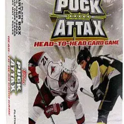 Hot Sale 🔥 NHL Trading Card Game 2009 Puck Attax Hockey Starter Box 👏