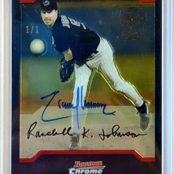 Top 10 👏 MLB 2022 Topps Archives Signature Series Randy Johnson Trading Card [1/1] 😀