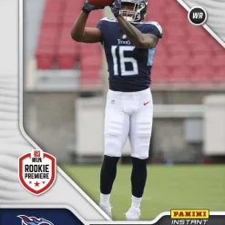 Buy 🎁 NFL Tennessee Titans 2022 Instant RPS First Look Football Treylon Burks Trading Card FL10 [Rookie Card] 🎉