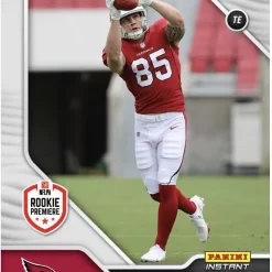 Budget 😉 NFL Arizona Cardinals 2022 Instant RPS First Look Football Trey McBride Trading Card FL21 [Rookie Card] 🧨