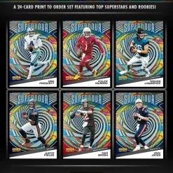 Wholesale 👏 NFL 2021 Supernova Football Trading Card Set [24 Cards] 🔥