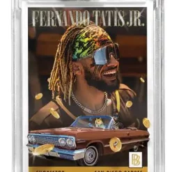 Cheapest 👍 MLB Topps Project70 ⚾ Baseball 1958 Fernando Tatis Jr. Exclusive Trading Card [#223, by Ben Baller] ✔️