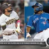 Best deal 🌟 MLB Topps Now 2021 Fernando Tatis Jr. & Vladamir Guerrero Jr. Trading Card #844 [1st Season Ever with 2 Players Age 22 or Younger Reaching 40+ Hr's] 👏
