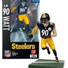 Flash Sale 🌟 NFL Pittsburgh Steelers Football T.J. Watt Action Figure [Black Jersey, Regular Version] 🌟