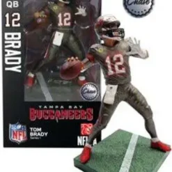 New ✔️ NFL Tampa Bay Buccaneers Football Tom Brady Action Figure [Pewter Jersey, Chase Version] 🤩