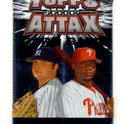 Brand new 🎁 MLB Trading Card Game 2009 Attax ⚾ Baseball Booster Pack [10 Cards] ⭐