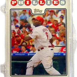 Promo 👍 MLB Topps 2008 ⚾ Baseball Philadelphia Phillies Trading Card Team Set [Plastic Case] 😍