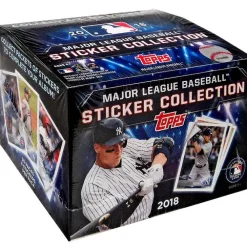 Budget 😀 MLB Topps 2018 ⚾ Baseball Sticker Collection Box [50 Packs] ⌛