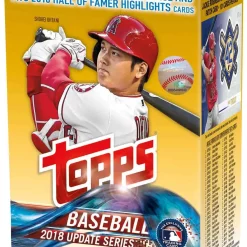 New ✨ MLB Topps 2018 Update ⚾ Baseball Trading Card BLASTER Box [10 Packs + 1 Patch Card] 🧨