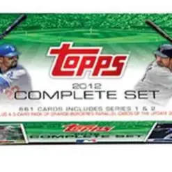 Discount 👏 MLB Topps 2012 Series 1 & 2 ⚾ Baseball Trading Card HOBBY Set [661 Cards + Pack of Parallel Cards] ⌛