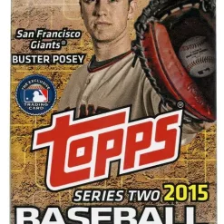 Discount 🥰 MLB Topps 2015 Series 2 ⚾ Baseball Trading Card Pack [12 Cards] 🎉
