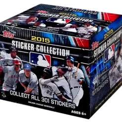 Coupon 🎉 MLB Topps 2015 ⚾ Baseball Sticker Collection Box [50 Packs] ⭐
