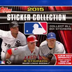 Discount 😉 MLB Topps 2015 ⚾ Baseball Sticker Collection Pack [8 Stickers] 🛒