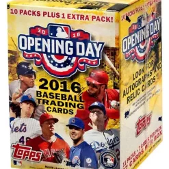 Budget 😉 MLB Topps 2016 Opening Day ⚾ Baseball Trading Card BLASTER Box [11 Packs] ⌛