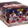 Cheapest 🧨 MLB Topps 2016 ⚾ Baseball Sticker Collection Box [50 Packs] 🔥