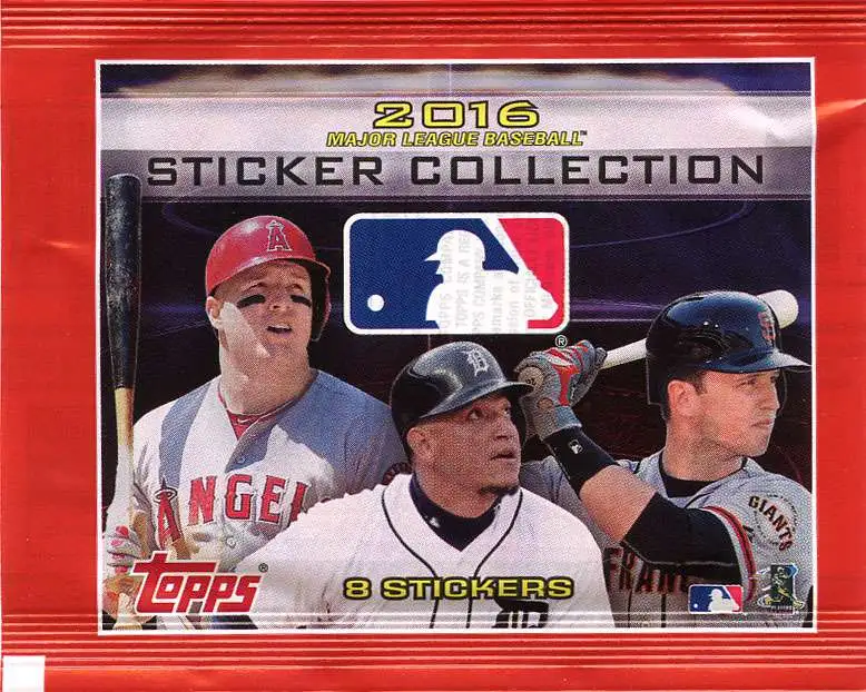 Promo โ MLB Topps 2016 โพ Baseball Sticker Collection Pack ๐คฉ 1 Promo โ MLB Topps 2016 โพ Baseball Sticker Collection Pack ๐คฉ