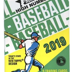 Buy 🔥 MLB Topps 2019 Heritage High Number ⚾ Baseball Trading Card Pack [9 Cards] 💯