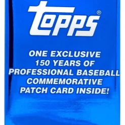 Cheap 😉 MLB Topps 2019 Series 1 ⚾ Baseball One Exclusive 150 Years Commemorative Patch Card Trading Card Pack 🤩