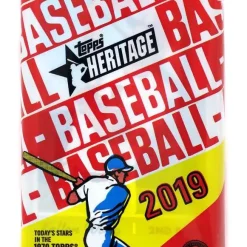 New ❤️ MLB Topps 2019 Heritage ⚾ Baseball Trading Card VALUE Pack [20 Cards] 🛒