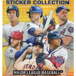 Deals ❤️ MLB Topps 2020 ⚾ Baseball Sticker Collection Pack [4 Stickers] ⌛