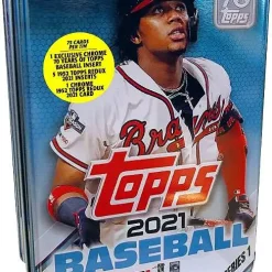Best reviews of 🛒 MLB Topps 2021 Series 1 ⚾ Baseball Ronald Acuna Trading Card Tin Set [75 Cards] 🎁