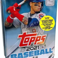 Deals 🤩 MLB Topps 2021 Series 1 ⚾ Baseball Javier Baez Trading Card Tin Set [75 Cards] 🎁
