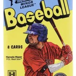 Discount 🧨 MLB Topps 2022 Heritage ⚾ Baseball Minor League Trading Card HOBBY Pack [8 Cards] 💯
