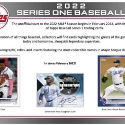 Flash Sale 🥰 MLB Topps 2022 Series 1 ⚾ Baseball Trading Card HANGER Pack [67 Cards] 🎉